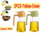 2in1 Oil Sprayer Dispenser Bottle Kitchen BBQ Cooking Oil Spray Bottle 23