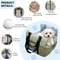 Portable Dog Car Seat Booster With Storage Pocket Washable Pet Travel Bed Safety Carrier 5