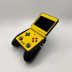 tpu protective case with ergonomic grip for anbernic rg34xx sp – soft shell gaming console cover