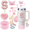 9pcc Stanley Cup Accessories Set Silicone Boot Butterfly Straw Cover SpillProof Stopper Initial C 0