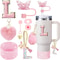 9pcc Stanley Cup Accessories Set Silicone Boot Butterfly Straw Cover SpillProof Stopper Initial C 17