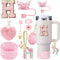 9pcc Stanley Cup Accessories Set Silicone Boot Butterfly Straw Cover SpillProof Stopper Initial C 13