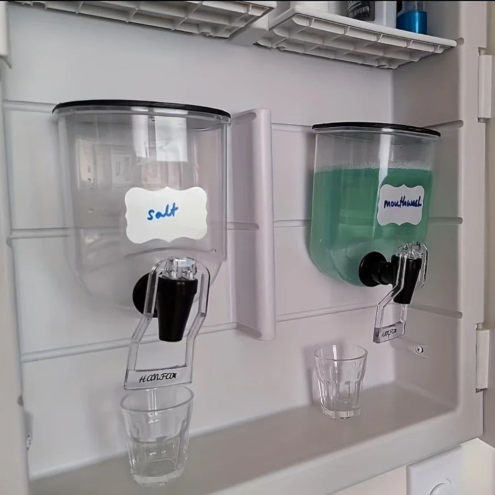 WallMounted Oil Dispenser Bottle Transparent Liquid Seasoning Container With Controlled Pour 2