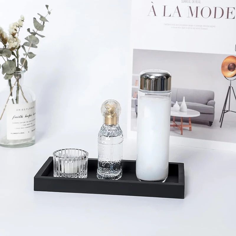 NonSlip Silicone Sink Tray Organizer For Soap Dispenser Sponge Holder Bathroom Vanity Kitchen Coun 2