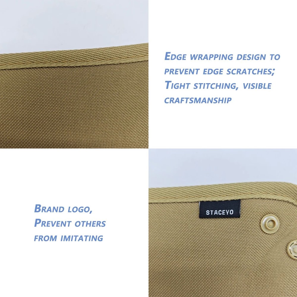 Foldable Oxford Fabric Desktop Organizer Tray For Office Camping Gear Storage Travel Essentials 3