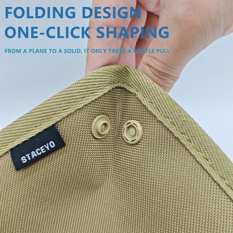 Foldable Oxford Fabric Desktop Organizer Tray For Office Camping Gear Storage Travel Essentials 5