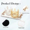Vintage Resin Jewelry Tray With Bow Design Decorative Organizer For Rings Necklaces Vanity Storage 1