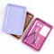 Stainless Steel Nail Art Organizer Tray Multifunctional Desktop Nail Tools Storage Display Dish 2