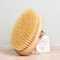 Natural Boar Bristle Body Brush Wet Dry Skin Exfoliating Massage Brush For Lymphatic Drainage Ce 0