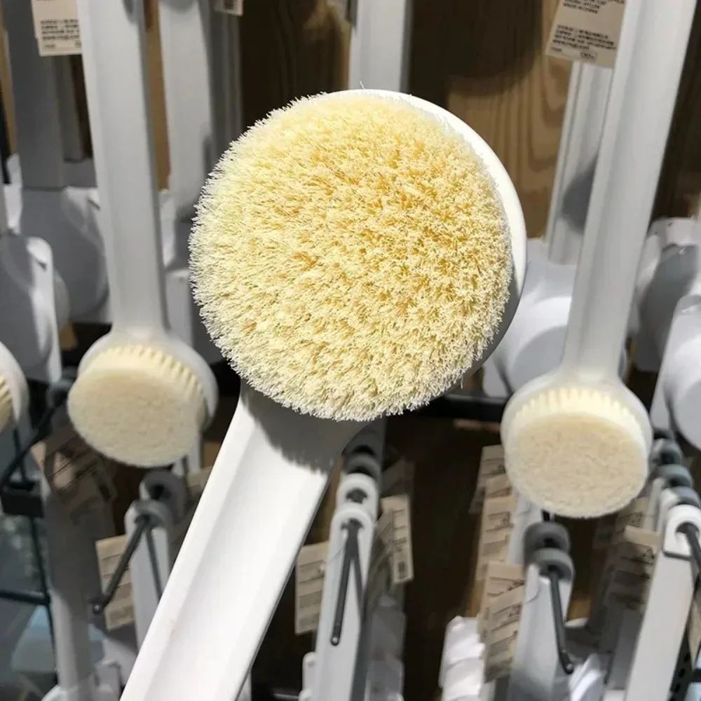 Japanese Long Handle Bath Brush Soft Bristle Back Scrubber Body Cleaning Massage Brush 1