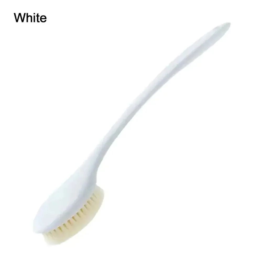 Japanese Long Handle Bath Brush Soft Bristle Back Scrubber Body Cleaning Massage Brush 6