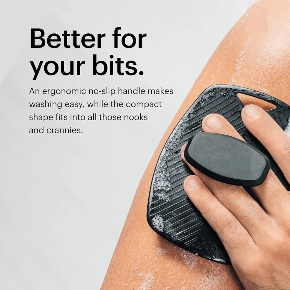 Silicone Body Scrubber Brush Soft Exfoliating Shower Brush With Deep Cleansing Foam Technology 1