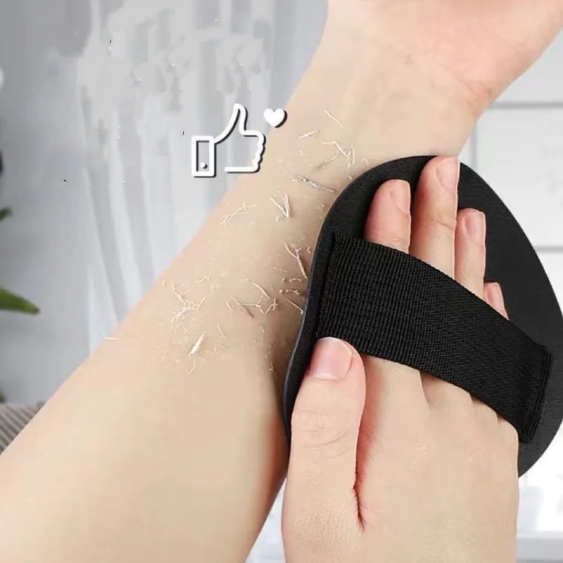 Black Silicone Exfoliating Body Scrubber Painless Deep Cleansing Bath Brush For Smooth Skin 1