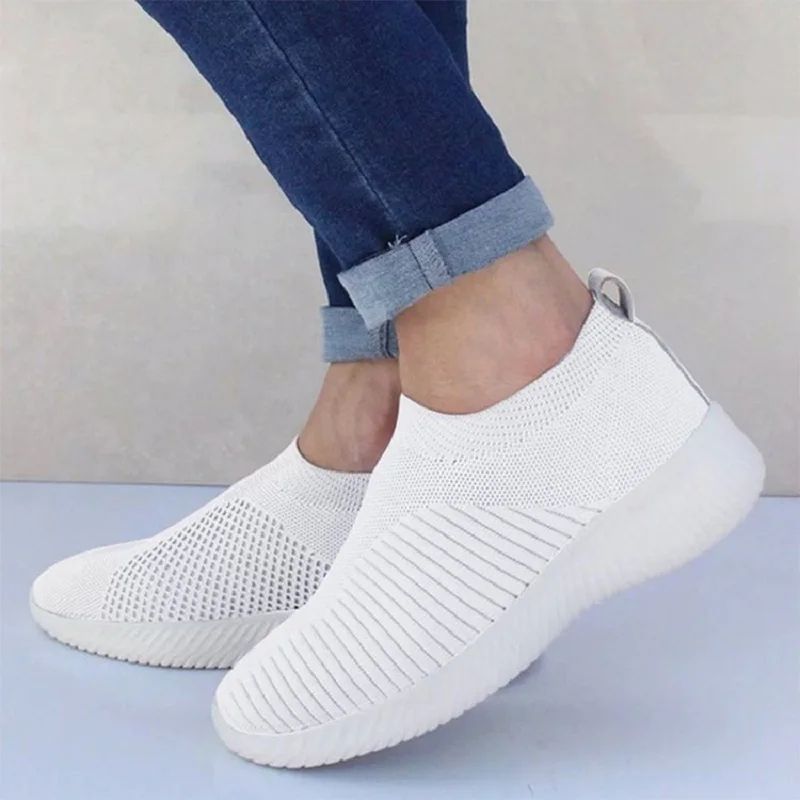 Womens Chunky Platform Sock Sneakers SlipOn Walking Shoes Casual Fashion Trainers 8
