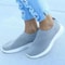 Womens Chunky Platform Sock Sneakers SlipOn Walking Shoes Casual Fashion Trainers 10