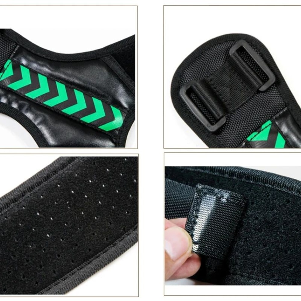 Adjustable Back Posture Corrector Brace Shoulder Support Neck Alignment Belt For Men Women 3