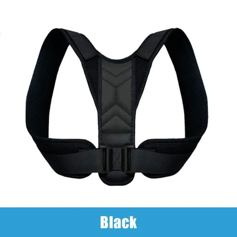 Adjustable Back Posture Corrector Brace Shoulder Support Neck Alignment Belt For Men Women 5