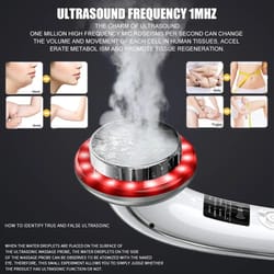 6-in-1 ultrasonic cavitation body massager – ems face lifting & skin tightening machine with infrared therapy