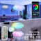 DIY RGBIC Thundercloud LED Strip Ceiling Light With App Music Sync Remote 2