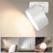 Rechargeable RGB LED Wall Lamp With Remote Touch Control Magnetic 360 Rotation Night Light 6