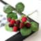 Artificial Strawberry Berry Plant 9 Heads Faux Fruit Decor For Home Wedding Christmas Decoration 7