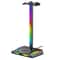 RGB Headset Stand With Wireless Charger Gaming Headphone Holder Dock With LED Lights NonSlip Base 6