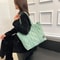 Womens Large Capacity Nylon Shoulder Bag Fashion Casual Tote Handbag With Zipper Pocket 10