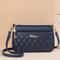 PU Leather Crossbody Bag For Women Large Capacity Shoulder Handbag With Zipper Embroidery Design 1