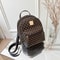 Womens Fashion Mini Backpack PU Leather School Bag Convertible Crossbody Shoulder Handbag 6
