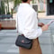 Womens PU Leather Flap Crossbody Bag Fashion Contrast Color Shoulder Messenger Handbag 1