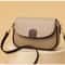 Womens PU Leather Flap Crossbody Bag Fashion Contrast Color Shoulder Messenger Handbag 4
