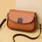 Womens PU Leather Flap Crossbody Bag Fashion Contrast Color Shoulder Messenger Handbag 5