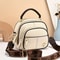 Womens Luxury PU Leather Shoulder Bag Fashion Flap Handbag With Zipper For Daily Use 3