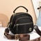 Womens Luxury PU Leather Shoulder Bag Fashion Flap Handbag With Zipper For Daily Use 4