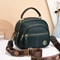 Womens Luxury PU Leather Shoulder Bag Fashion Flap Handbag With Zipper For Daily Use 6