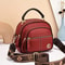 Womens Luxury PU Leather Shoulder Bag Fashion Flap Handbag With Zipper For Daily Use 8