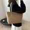 CozyCarry Faux Fur Large Capacity Tote Bag Soft Lamb Wool Womens Winter Shoulder Handbag With Zipp 3