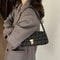 SleekBuckle Minimalist PU Leather Shoulder Bag Womens Structured Fashion Handbag For Daily Use 3