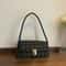 SleekBuckle Minimalist PU Leather Shoulder Bag Womens Structured Fashion Handbag For Daily Use 8