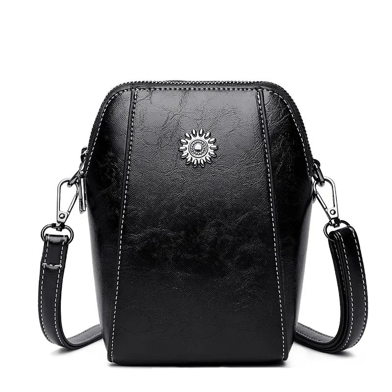 SlimElegance Vertical Phone Crossbody Bag Womens Minimalist LeatherStyle Shoulder Mini Purse 6