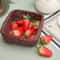 RealTouch Artificial Strawberries Set 10pcs Lifelike Fake Fruit Decor For Home Party Photography 2