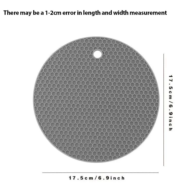 Silicone AntiScald Mat HeatResistant NonSlip Pot Holder Kitchen Counter Protector 5