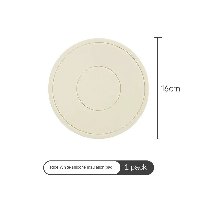 Round Silicone HeatResistant Coaster Mat Thickened Microwave Table Protection Placemat 10