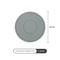 Round Silicone HeatResistant Coaster Mat Thickened Microwave Table Protection Placemat 5