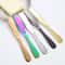 3in1 Stainless Steel Butter Knife With Spreader Holes MultiUse Cheese Jam Bread Spreading Knife T 3