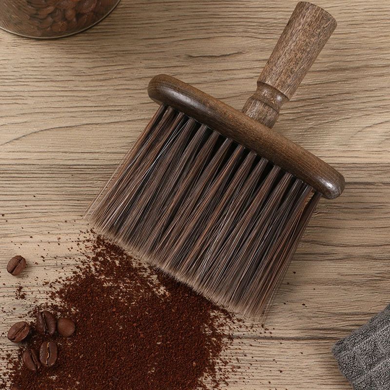 Wooden Coffee Cleaning Brush Barista Espresso Dusting Tool For Coffee Machine Grinder Maintenance 5