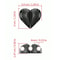 HeartShaped Cable Organizer Clips Mini USB Cord Winder Desk Tidy Holder For Home Office Car 5