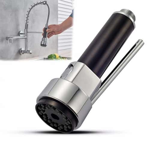 High Pressure Kitchen Faucet Spray Head Replacement – Water Saving Pull-Out Tap Nozzle with Dual Spray Modes