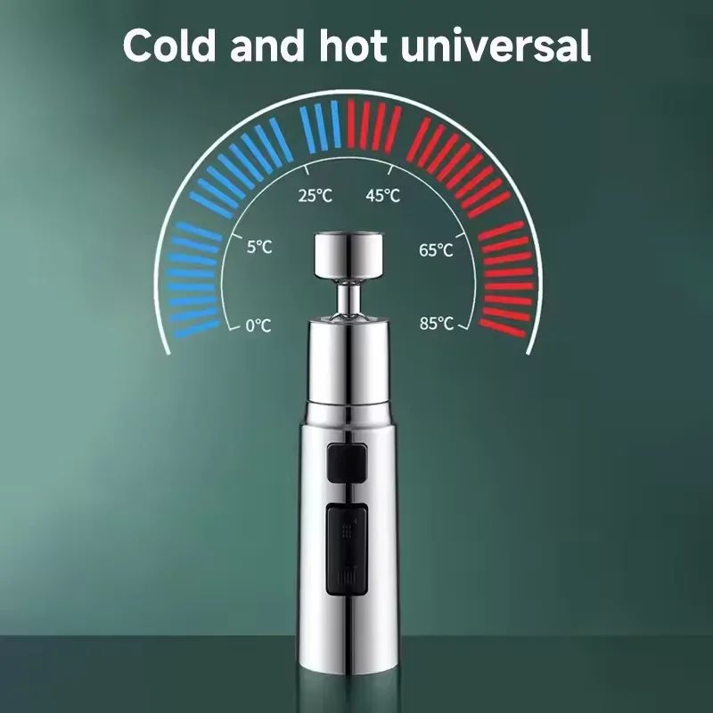 3Mode AntiSplash Faucet Extender With Filter Universal Metal Water Saving Tap Sprayer Head 4