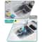 Stainless Steel Sink Sponge Holder Rack Suction Cup Adhesive Kitchen Organizer With Fast Drainage 1